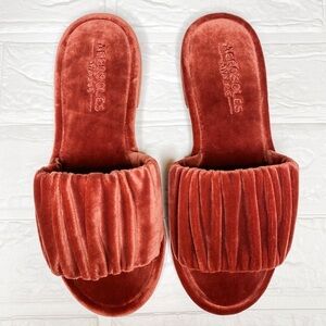Aerosols Jamaica Ruched Slide Sandal (Women)
Size 6, Color: Brick/Reddish